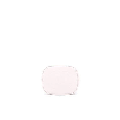 Chanel Drawstring Bucket Bag Lambskin Light Pink