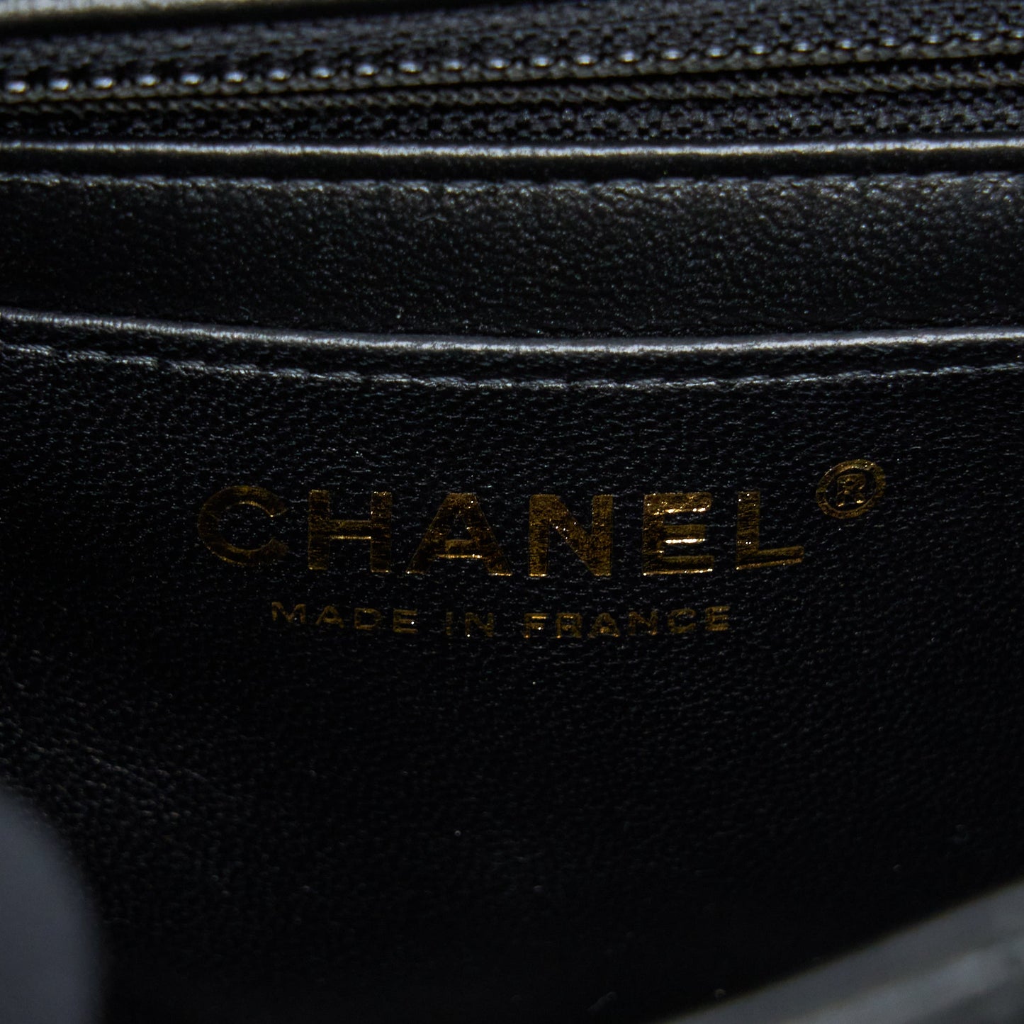 Chanel Mini Rectangular Flap Bag Lambskin Black L