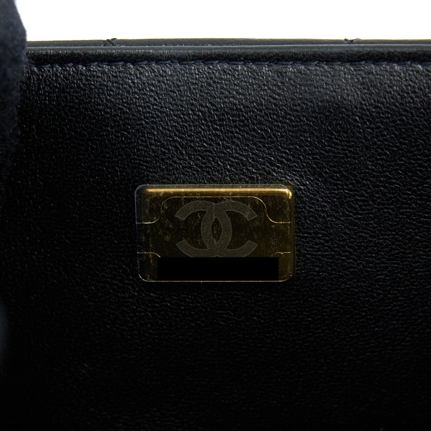 Chanel Mini Rectangular Flap Bag Lambskin Black L