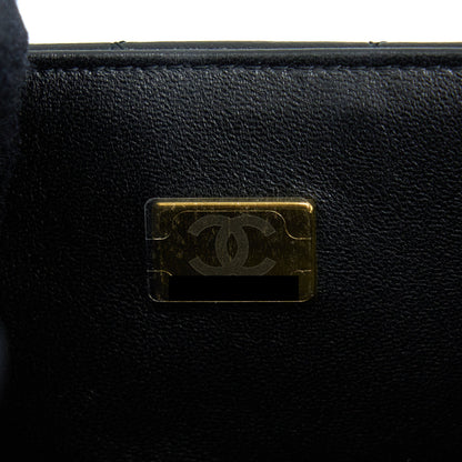 Chanel Mini Rectangular Flap Bag Lambskin Black L