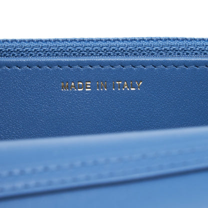 Chanel 22C Pearl Crush  Wallet On Chain Denim