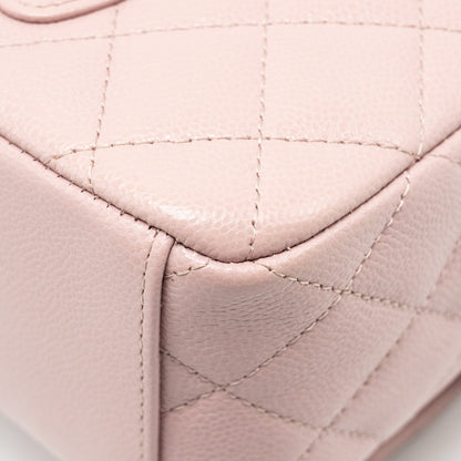 Chanel 24P Classic mini Backpack Caviar Light Pink  (Microchip)
