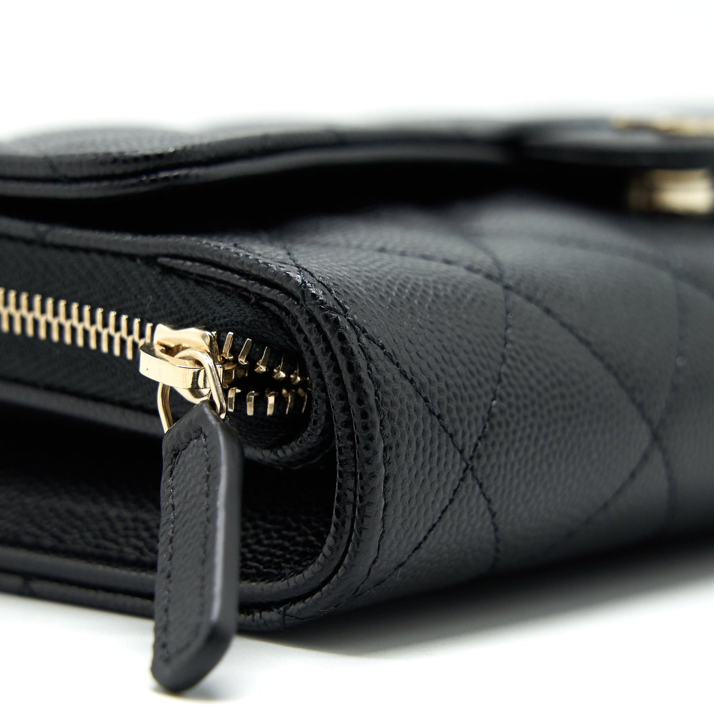 Chanel 22C 3 in 1 Wallet on Chain Caviar Black L