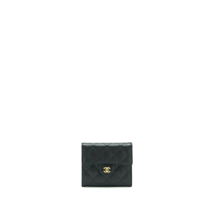 Chanel Classic Small Flap Wallet Caviar Black