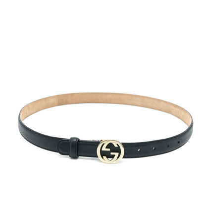 Gucci GG Logo Belt 85cm Black L
