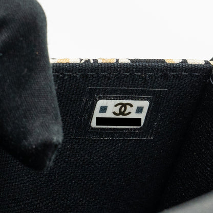 Chanel Mini flap bag Fabric Beige / Multicolour L (microchip)