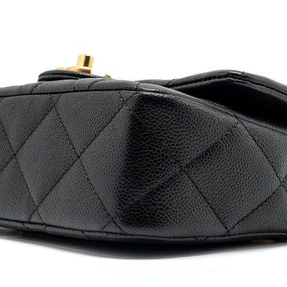 Chanel 23p Coco Love Flap Bag Caviar Black  (microchip)