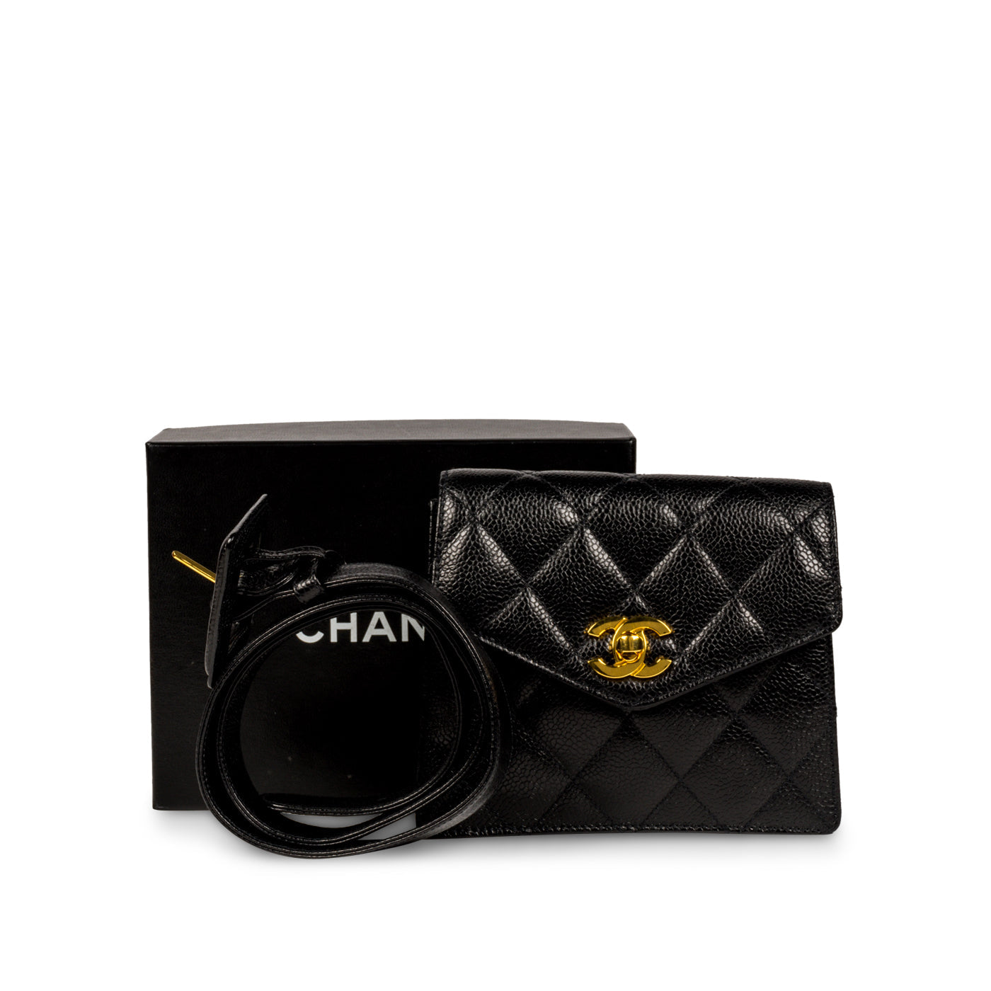 Chanel Vintage Mini Square Belt Bag