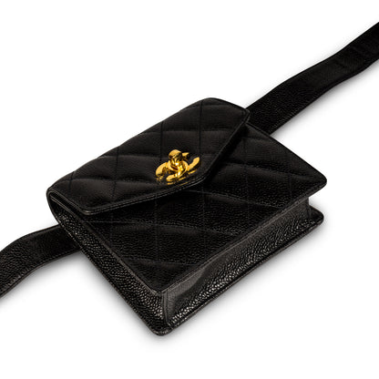 Chanel Vintage Mini Square Belt Bag
