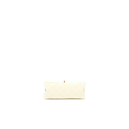 Chanel 20A Mini 2.55 Reissue Flap Bag Aged Calfskin Creamy White Brushed