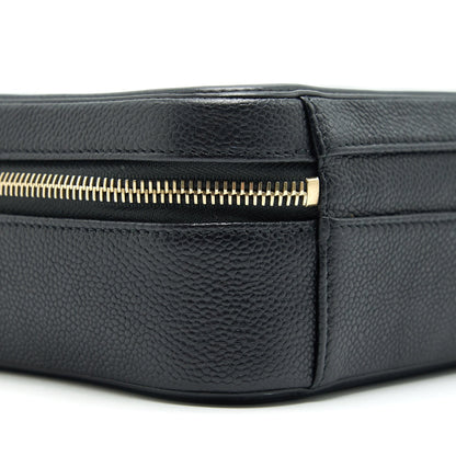 Chanel Cavia Leather Vanity Bag Black