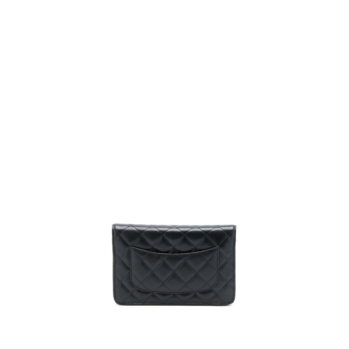 Chanel Classic Wallet on Chain Caviar Black  (Microchip)
