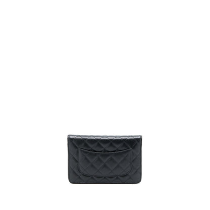 Chanel Classic Wallet on Chain Caviar Black  (Microchip)