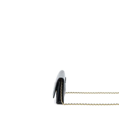 Chanel Classic Wallet on Chain Caviar Black  (Microchip)