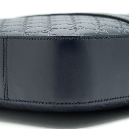 GUCCI Men's Leather Briefcase Navy