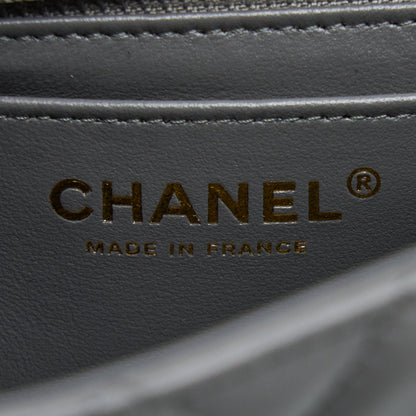 Chanel 22A Mini Rectangular Lambskin Grey L(Microchip)