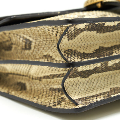 Gucci Dionysus Python Medium Shoulder Bag In Beige