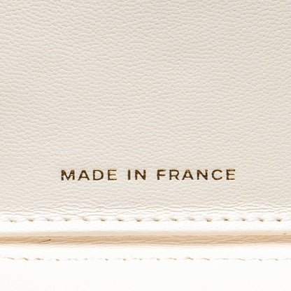 Chanel mini Book Card Holder with Chain Lambskin Black L (microchip)
