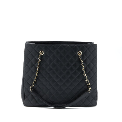 Chanel 19C Large Shopping Tote Bag Caviar Black L