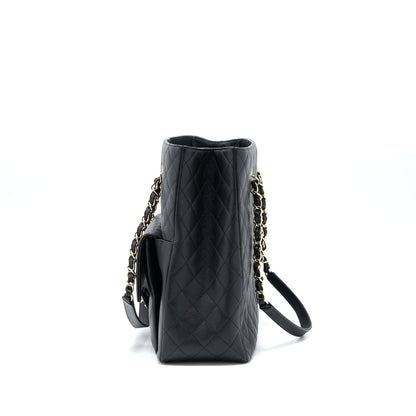 Chanel 19C Large Shopping Tote Bag Caviar Black L
