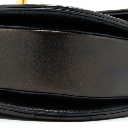 Chanel 21S Moon Messenger Bag Calfskin Black