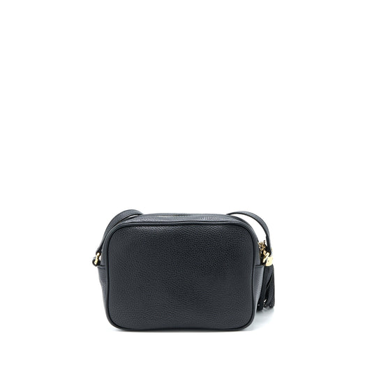 Gucci Soho Disco Camera Bag Calfskin Black L