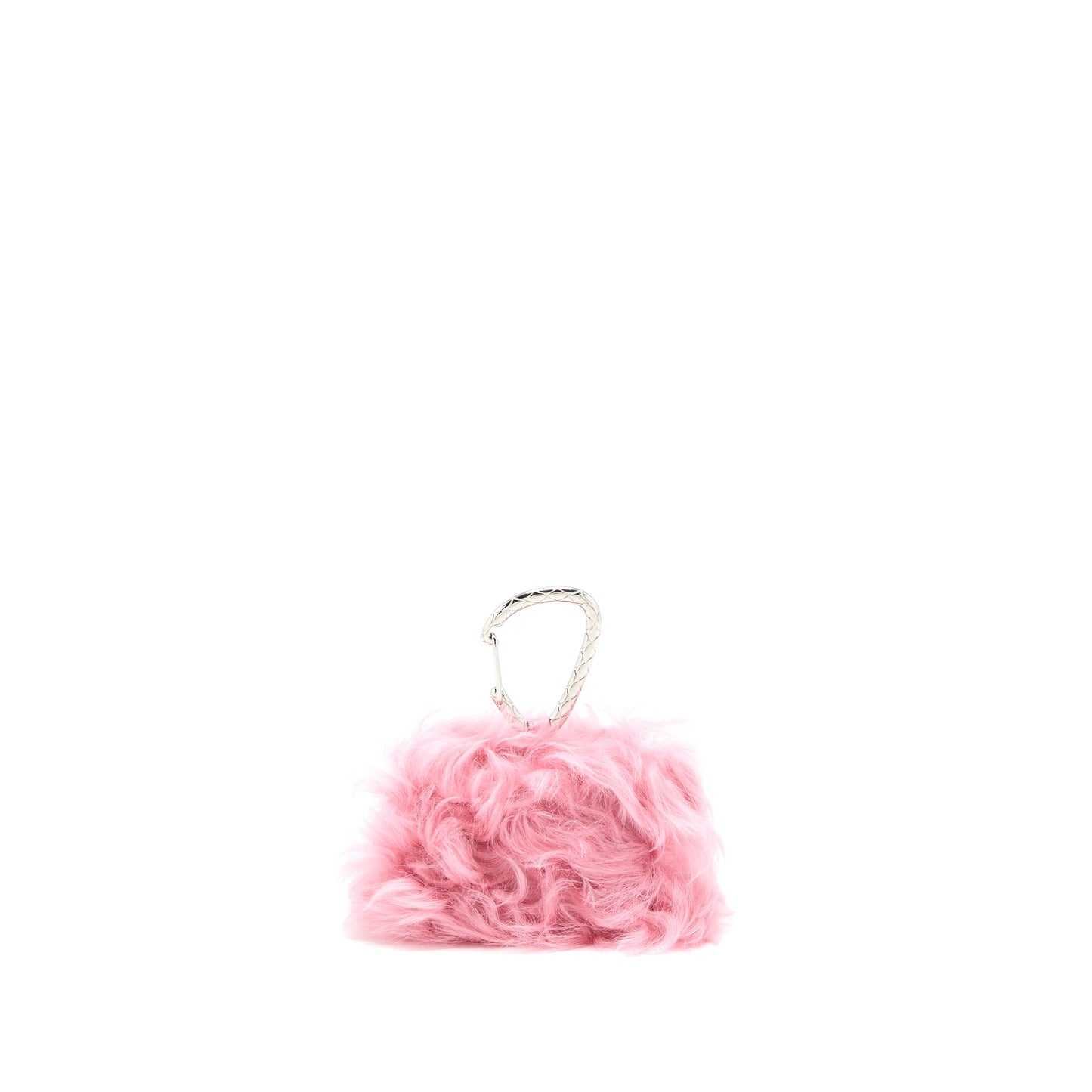 Chanel 21K Mini Flap Bag Jewel Hook Shearling Lambskin Pink