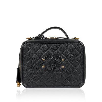 Chanel Large CC Filigree Vanity Case