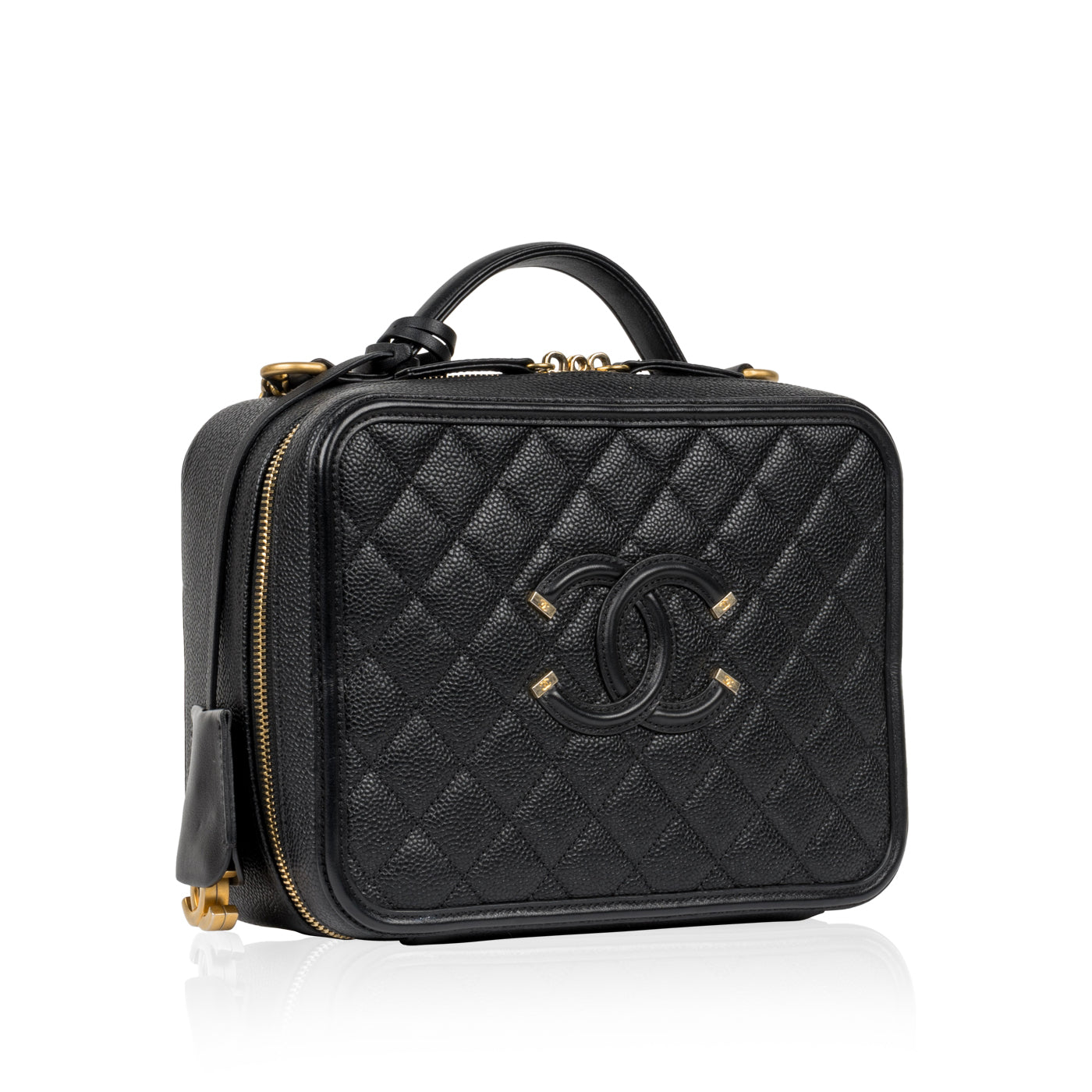 Chanel Large CC Filigree Vanity Case