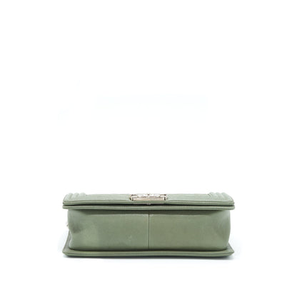 Chanel Medium Boy Bag Caviar Light Green