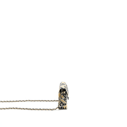 Chanel Mini Flap Bag with Chain Fabric Multicolour L (Microchip)