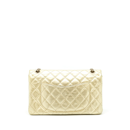 Chanel 2.55 Reissue 226 Double Flap Bag Gold