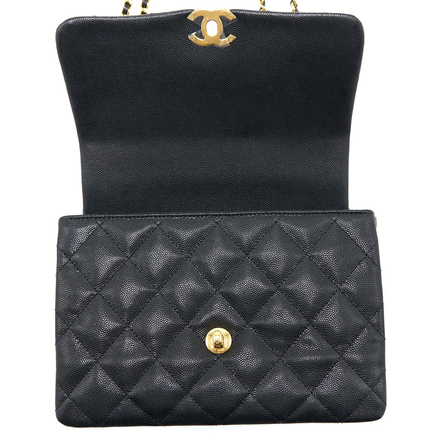 Chanel 22K Coco First Caviar Black  (Microchip)