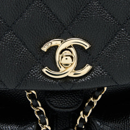 Chanel 23p Mini Triple Pack Backpack Caviar Black L (Microchip)