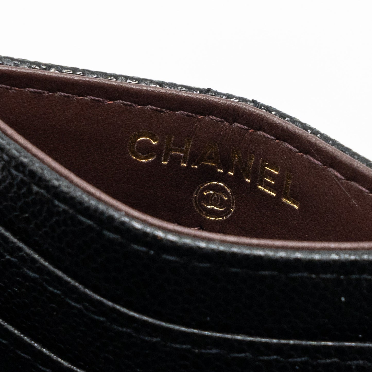 Chanel 23K Card Holder Caviar Black (Microchip)