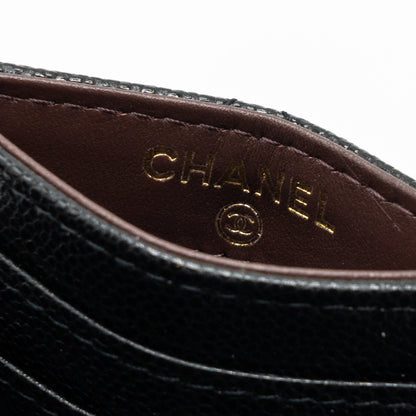 Chanel 23K Card Holder Caviar Black (Microchip)