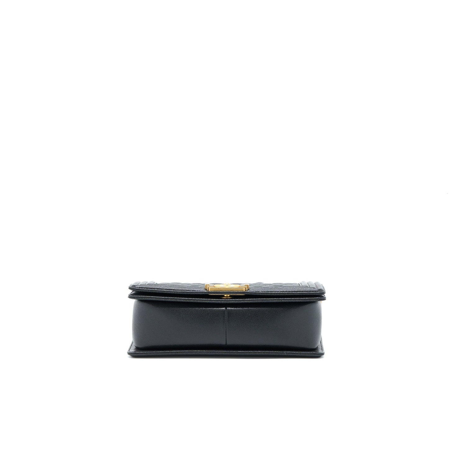 Chanel Medium Boy Bag Caviar Black Brushed