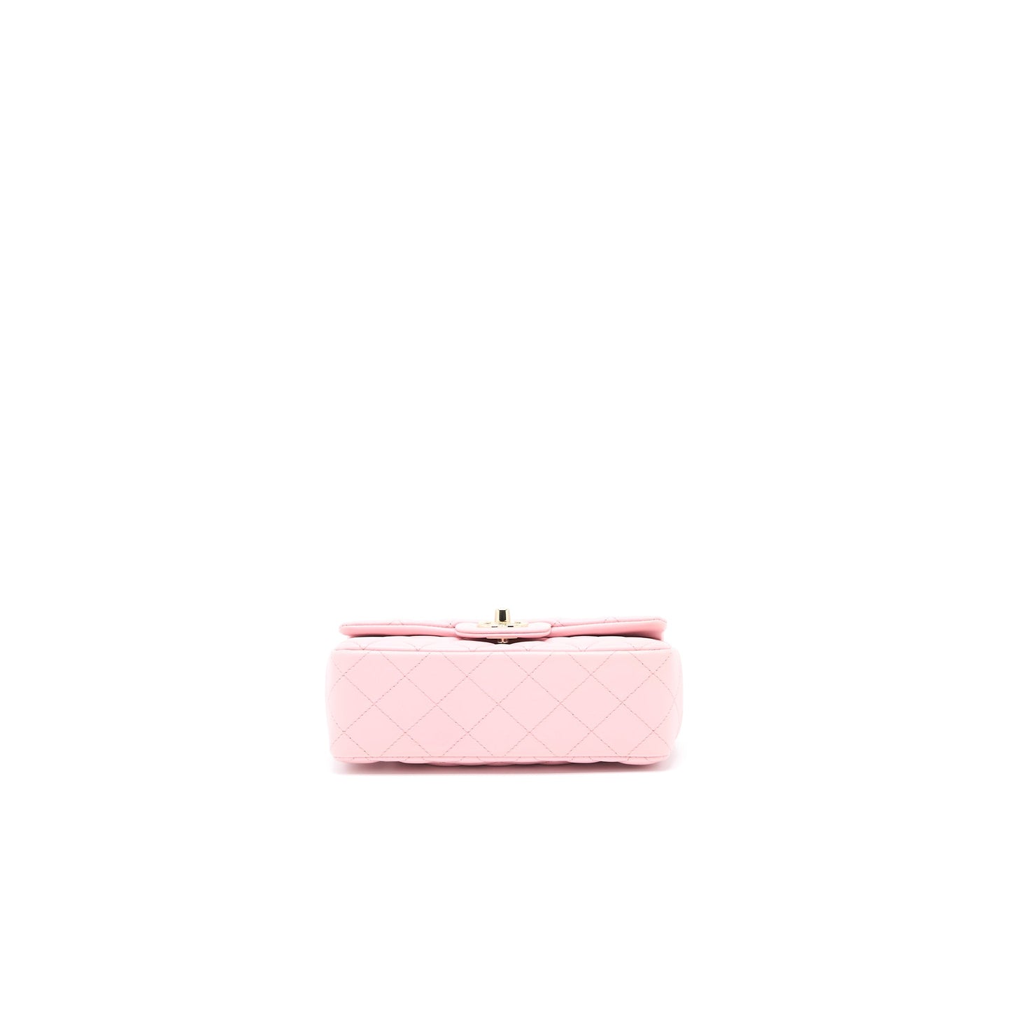 Chanel 21s Mini Rectangular Flap Bag Lambskin Pink L