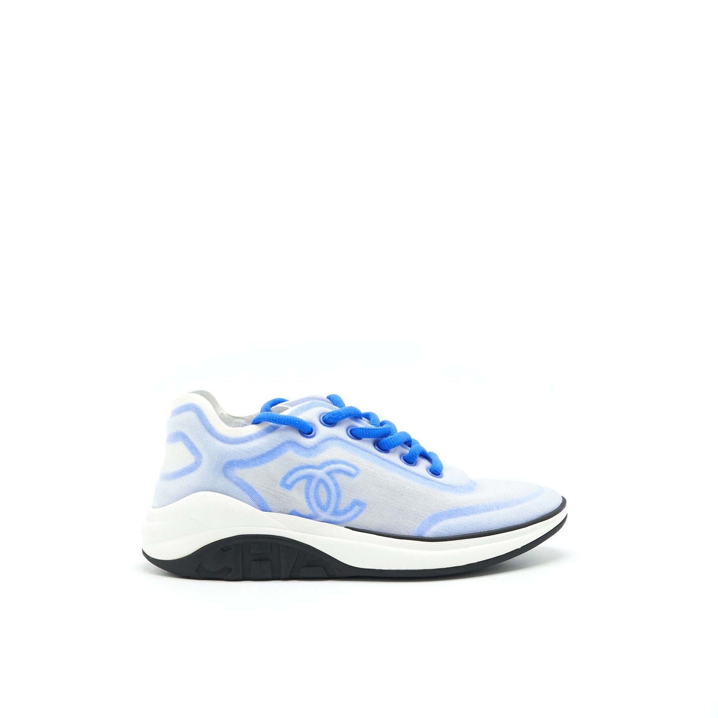 Chanel size35 CC logo sneaker Blue