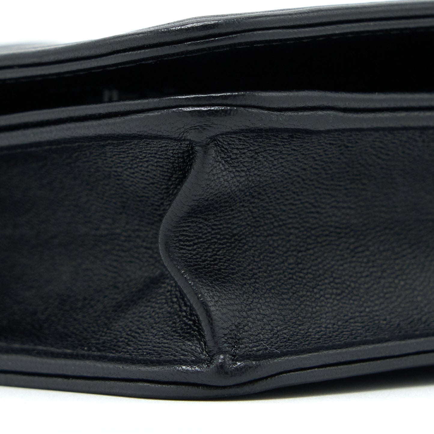 Chanel Boy Wallet on Chain Lambskin Black Brushed