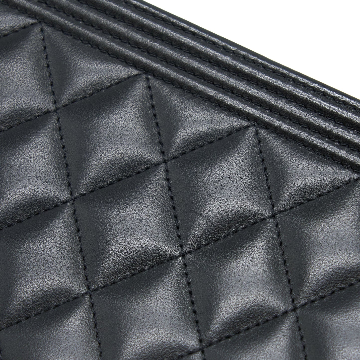 Chanel Boy Wallet on Chain Lambskin Black Brushed