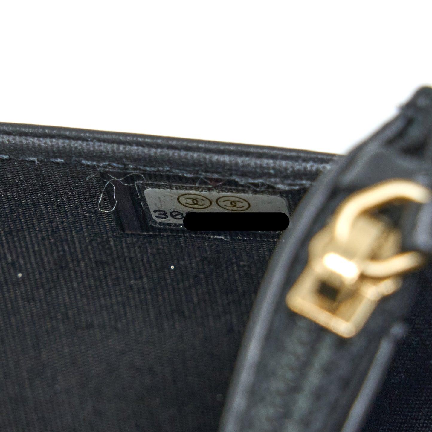 Chanel Boy Wallet on Chain Lambskin Black Brushed
