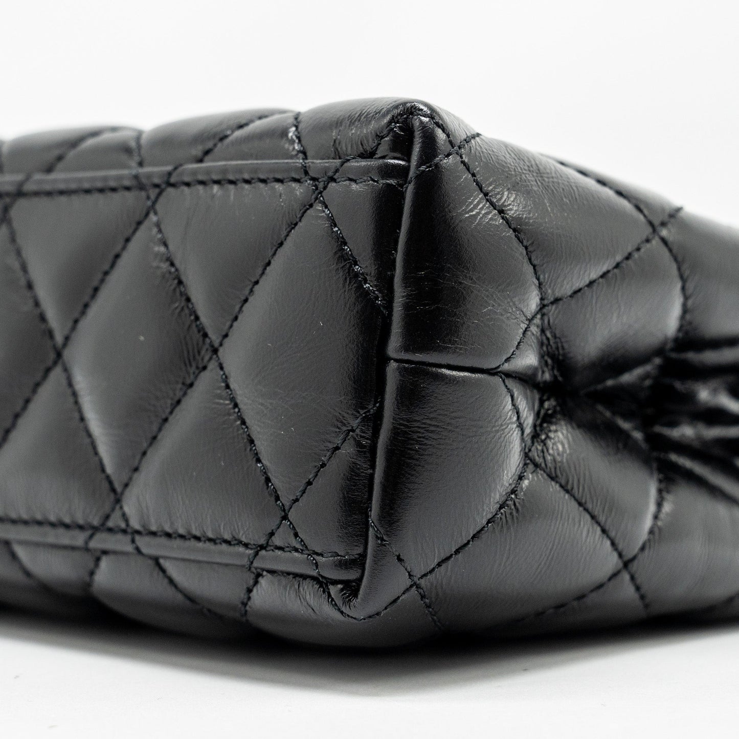 Chanel Mini Kelly Shopping Tote Bag Calfskin Black  (Microchip)