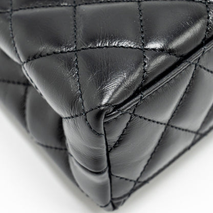 Chanel Mini Kelly Shopping Tote Bag Calfskin Black  (Microchip)