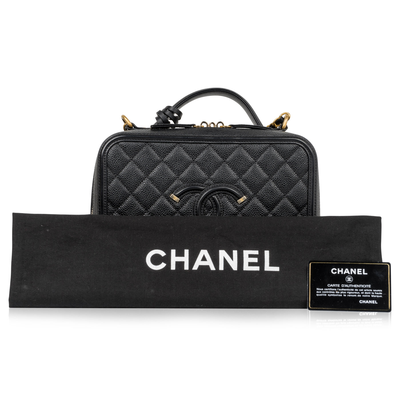 Chanel Large CC Filigree Vanity Case