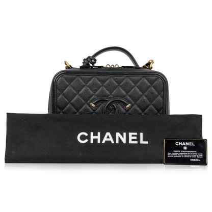 Chanel Large CC Filigree Vanity Case