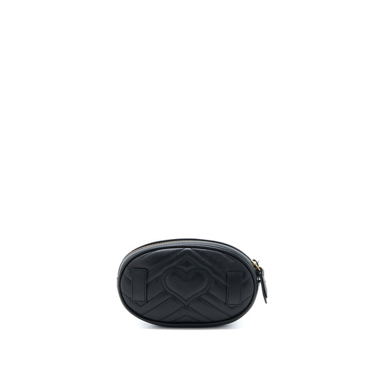 Gucci Marmont Round Belt Bag Black