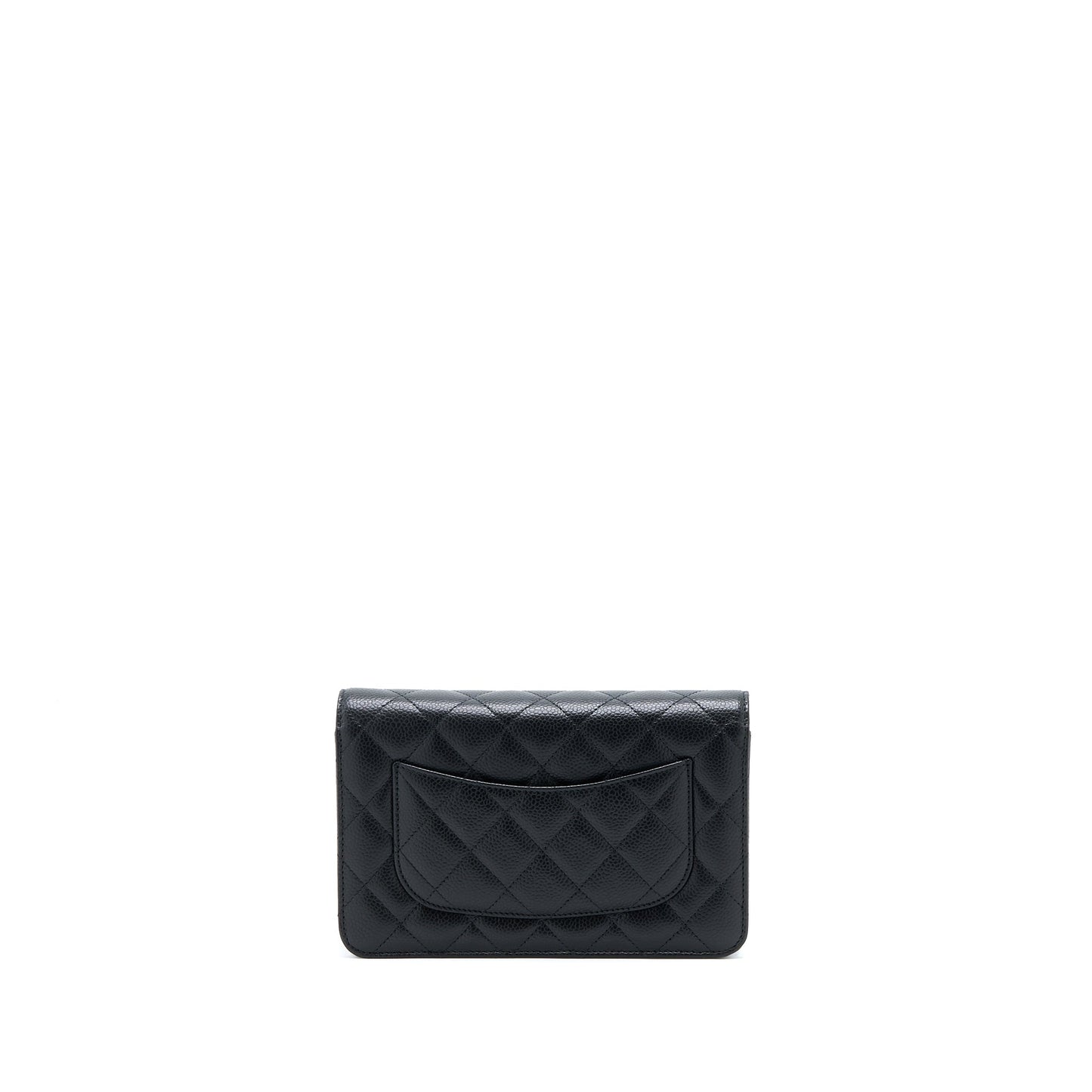 Chanel Classic Wallet on Chain Caviar Black  (Microchip)