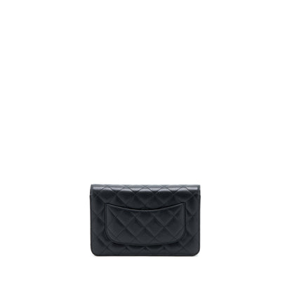 Chanel Classic Wallet on Chain Caviar Black  (Microchip)