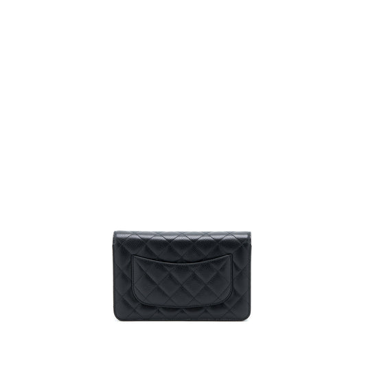 Chanel Classic Wallet on Chain Caviar Black  (Microchip)